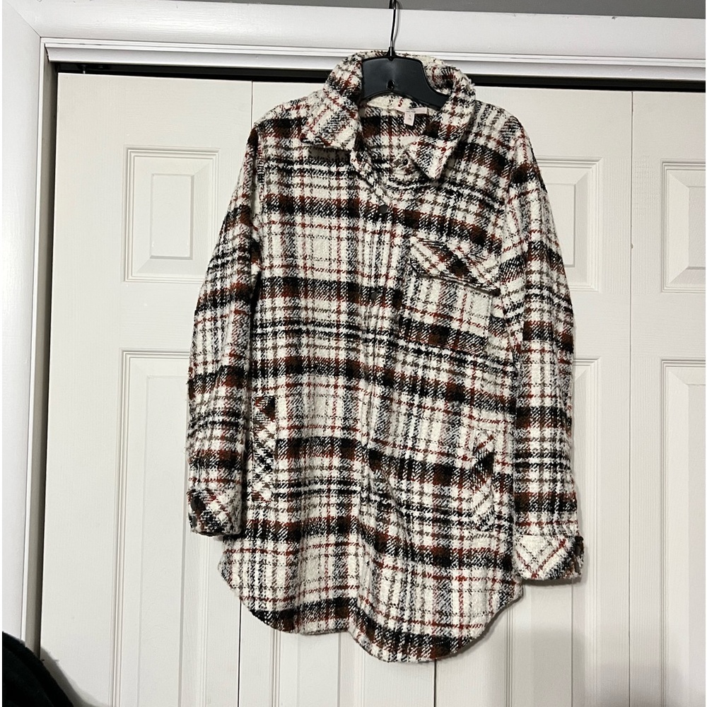 NWOT Como vintage plaid shacket